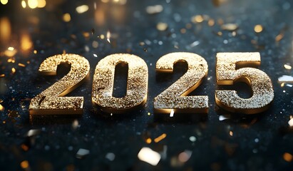 golden text 2025 is written in large letters