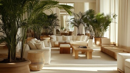 Bright and Cozy Natural Themed Condo Room