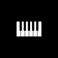 Fototapeta premium Minimalist Piano Logo.eps