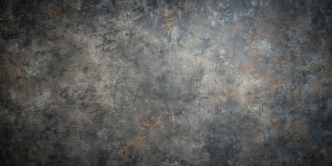 Abstract grunge texture with dark grey charcoal color paint background