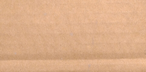 Craft brown paper texture surface macro close up view. Crumpled and stains of kraft paper texture background. Crumpled brown paper
