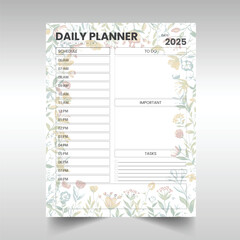 Daily Planner Template Design V2	
