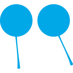 Happy birthday single vector icon