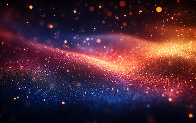 Fototapeta premium Sparkling Tricolor: French Celebration Background