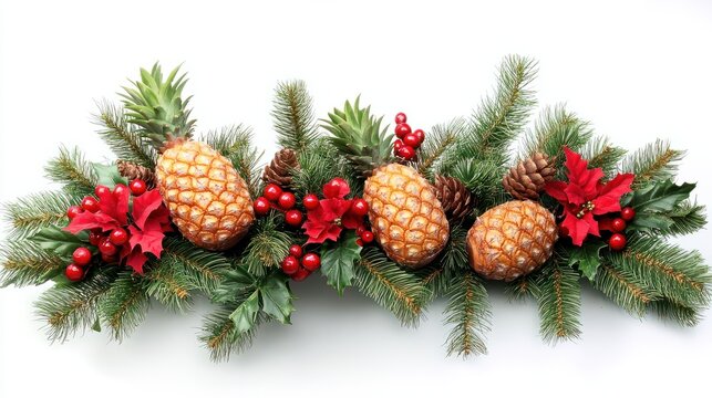 PNG Christmas decoration christmas decorations pineapple festival.