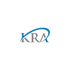 Simple K R A logo icon vector