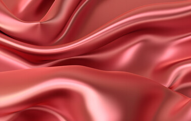 Obraz premium Close-up of a silky fabric, shiny fabric, abstract.