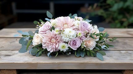 Create stunning floral arrangements with elegant pale pink and white blooms for any occasion