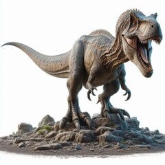 Fototapeta premium Allosaurus is isolated on a white background 1