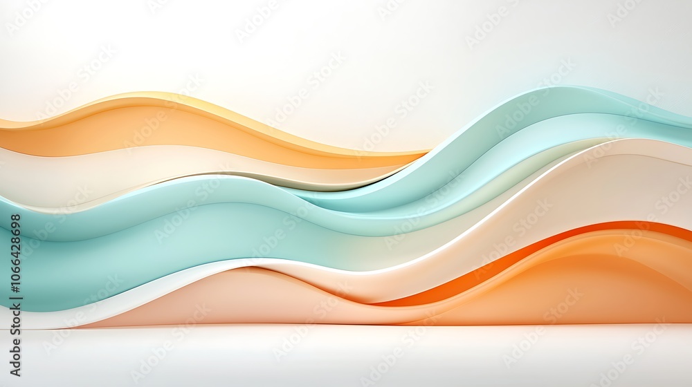 Poster Create stunning visual effects using fluid wave designs for modern digital art projects