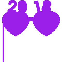 Happy birthday single vector icon