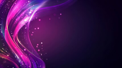 Abstract colorful wave design with a dark background, ideal for digital art or graphic projects.