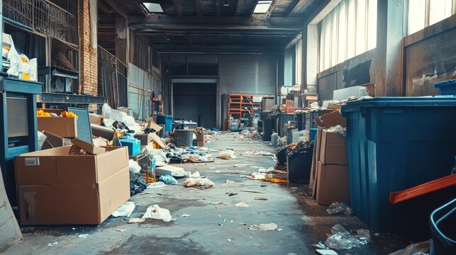 Messy Industrial Warehouse