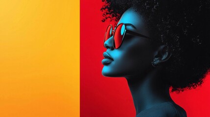 This striking poster template boasts a contemporary design with generous space for promotional messaging, ideal for captivating marketing efforts.