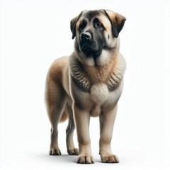 Obraz premium Anatolian Shepherd Dog isolated on a white background 1