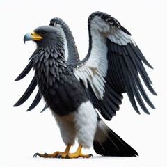 Fototapeta premium Argentavis Magnificens is isolated on a White background 1