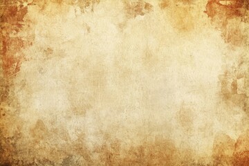 Fototapeta premium Watercolor painting on antique paper canvas - cream