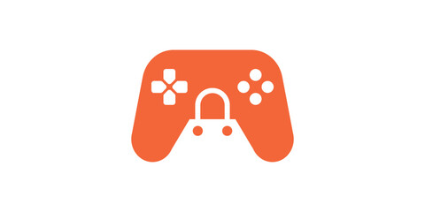 game shop logo design,bag,shopping,store,sale,buy,icon,vector,symbol,creative. ©  Jagat_Aji