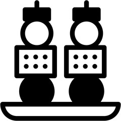 Canape, Bread, Fast Food, Food, Fattening, Junk Food Icon