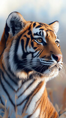 portrait of a bengal #tiger, #wildlife