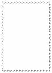 Christmas frame with festive decorations like holly, snowflakes, ornaments, and pine branches, perfect for holiday cards and invitations. Bright, cheerful, red and green theme, ideal for seasonal cele