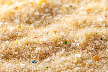 Close Up Macro Photography of Colorful Sand Grains on a Beach