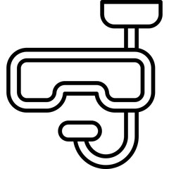 Diving Goggles Icon