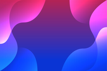 Pink And Blue Abstract Background Style