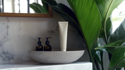 Fototapeta premium Discover the Best Natural Cosmetics to Enhance Your Skincare Routine with Eco-Friendly Products