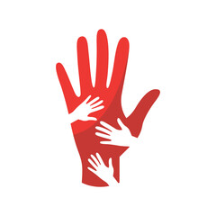 Obraz premium Blood Donor Icon with Trendy Cartoon Design. Blood Charity Volunteer Program. Vector Illustration