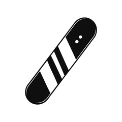 Skiing Sport Clipart Design - Skiing  Vector illustration in black and white