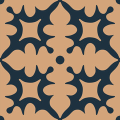 Ornamental decorative pattern element. Seamless texture. Vector illustration. 