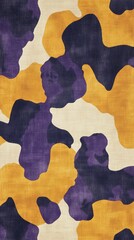 AI-designed silk pattern blending warm sienna and cool sky blue with subtle hints of soft silver and peach.