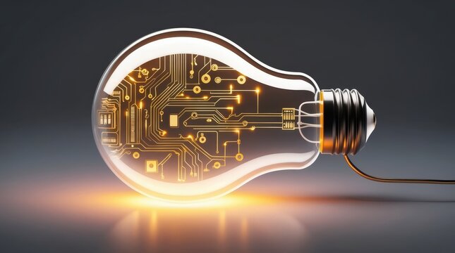 Transparent glass blub light network nodes and threads generating soft light