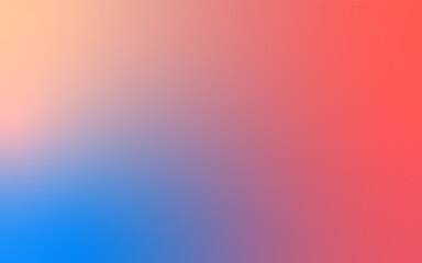 Soft Gradient Abstract Background: Minimalist Blend of Blue and Soft Red Tones