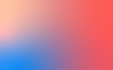 Soft Gradient Abstract Background: Minimalist Blend of Blue and Soft Red Tones