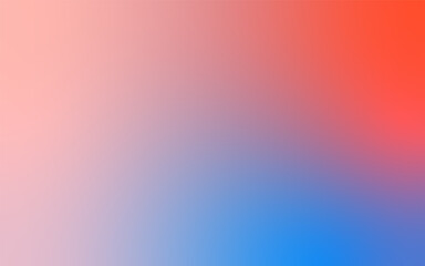 Soft Gradient Abstract Background: Minimalist Blend of Blue and Soft Red Tones