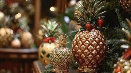 PNG Christmas decoration christmas decorations pineapple festival.