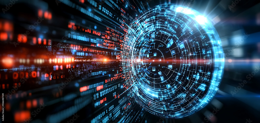 Poster enhance your cyber threat monitoring with advanced digital shield technologies for robust security