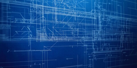 Blueprint of Success Architectural Plan Symbolizing Careful Planning and Strategic Thinking