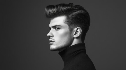 Hair care and male hair styling tips for achieving a successful hairstyle are essential. Explore effective hair care methods with space for additional styling ideas in the image.