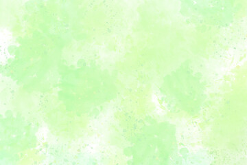 Obraz premium 緑色の水彩背景