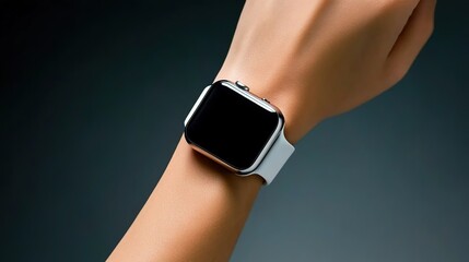 Modern Fitness Tracker on a Sleek Wrist