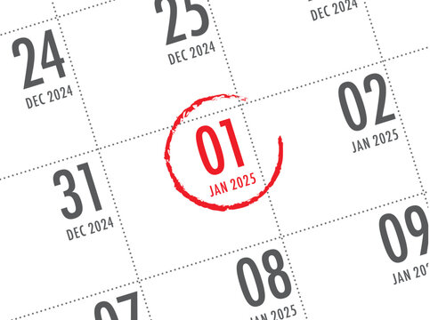 2025 Closeup Calendar