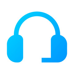 Obraz premium Headphones icon. headphones, music, audio, listen, sound, headset, earphones, device, speaker, electronic. Vector icon illustration