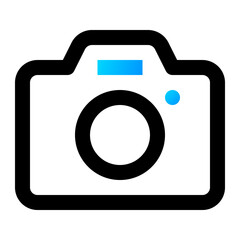 Camera icon. camera, picture, image, photo, film, photographer, photography, lens, device, electronic. Vector icon illustration