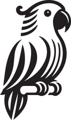 simple parrot vector