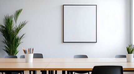 Minimalist Office Meeting Room