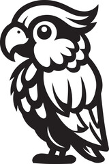 simple parrot vector