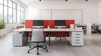 Modern Office Workspace Interior